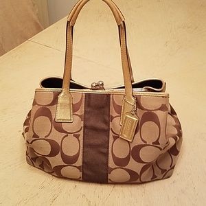 Coach handbag w/ sunglass case